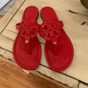 Tory Burch Miller Logo sandal ( Bright Samba)